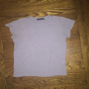 Brandy Melville blue ribbed top